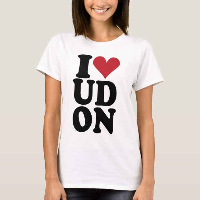 I-Love-UDON T-Shirt (Front)