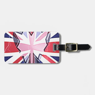 I Love UK Luggage Tag