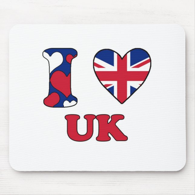 I love UK Mouse Pad (Front)