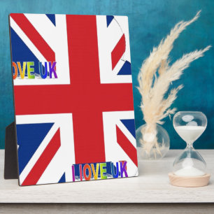 I LOVE UK PLAQUE