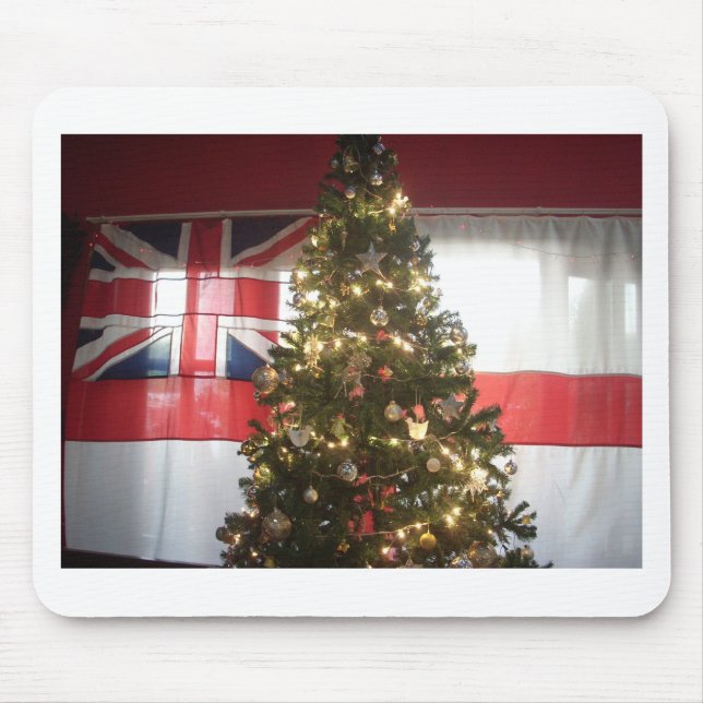 I Love UK Time Mouse Pad (Front)