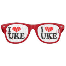 I Love Uke Party Shades