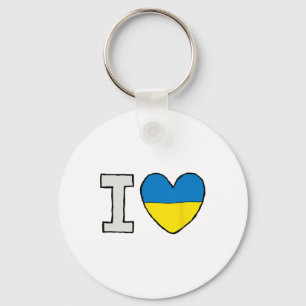 I Love Ukraine Key Ring