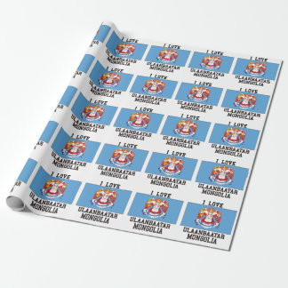 I Love Ulaanbaatar Wrapping Paper