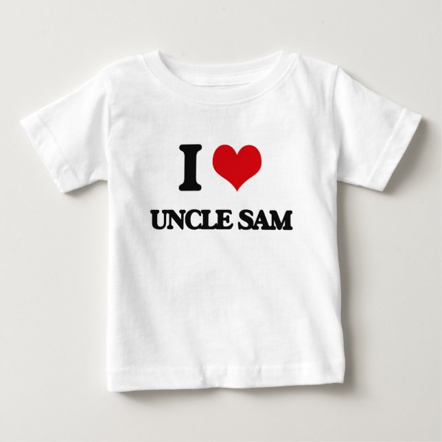 I love Uncle Sam Baby T-Shirt (Front)
