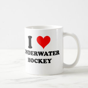 I Love Underwater Hockey Coffee Mug
