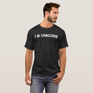 I love Unicode T-Shirt - question mark missing