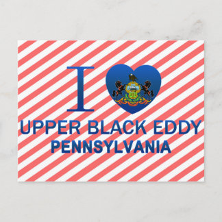 I Love Upper Black Eddy, PA Postcard