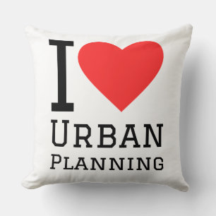 I love urban planning cushion