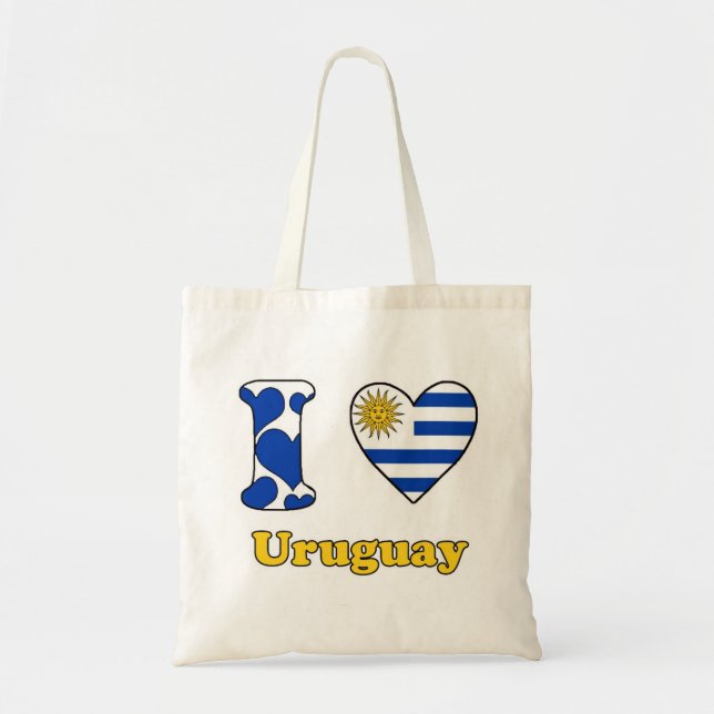 I love Uruguay Tote Bag (Front)