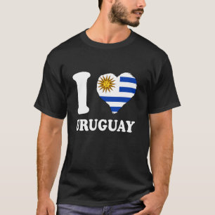 I Love Uruguay Uruguayan Roots Uruguayan Pride Uru T-Shirt