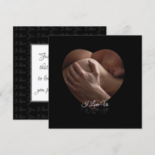 I Love Us Greeting Card