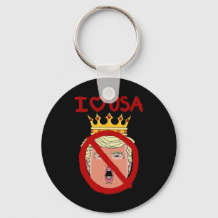 I Love Usa Anti Trump  Key Ring