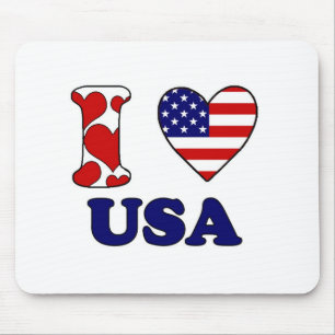 I love USA Mouse Pad