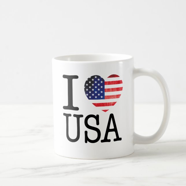 I Love USA Mug (Right)