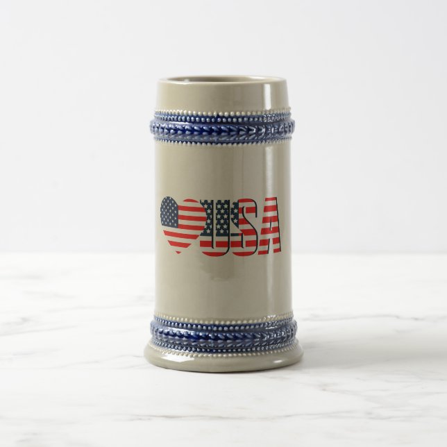 I Love USA two-tone coffee mug (Center)