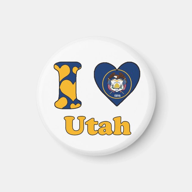I love Utah Magnet (Front)