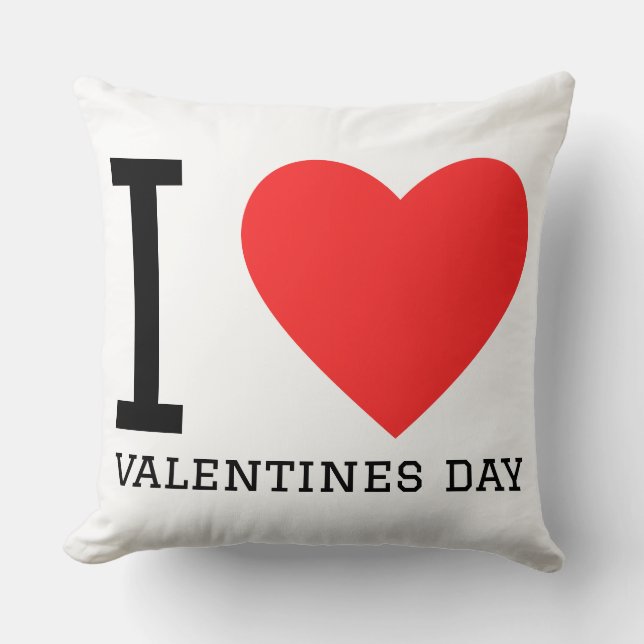 I love valentines day  cushion (Front)