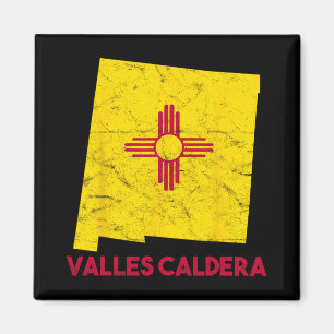 I Love Valles Caldera New Mexico Nm Retro Souvenir Magnet