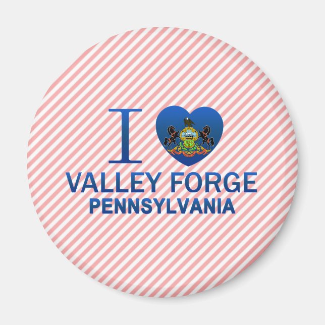 I Love Valley Forge, PA Magnet (Front)