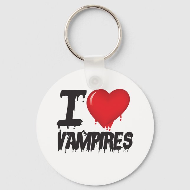 I love vampires key ring (Front)
