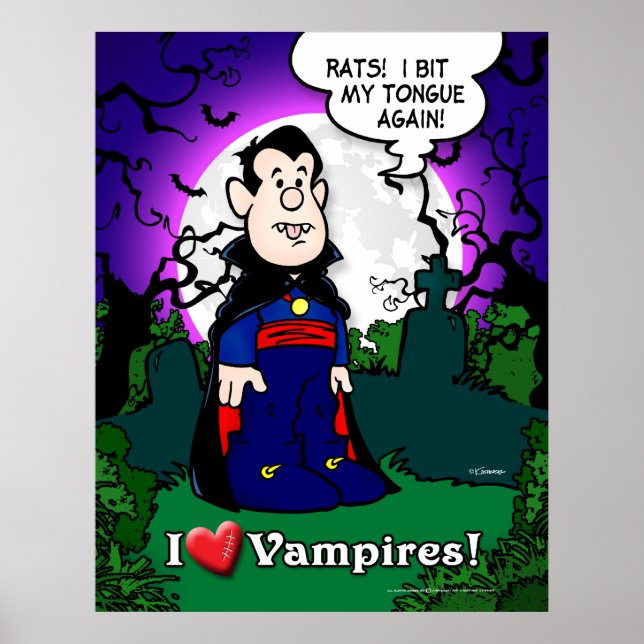 I Love Vampires Poster (Front)