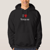 I love Vancouver Black Sweatshirt
