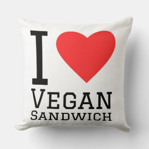 I love vegan sandwich cushion