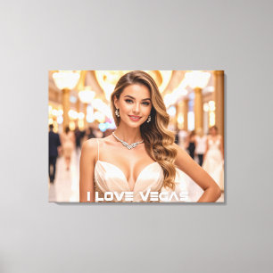 I LOVE VEGAS CANVAS PRINT