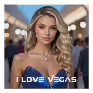 I LOVE VEGAS POSTER
