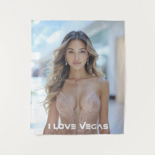 I LOVE VEGAS TAPESTRY