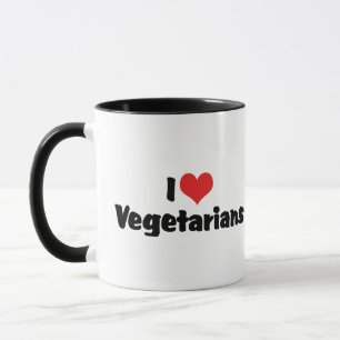 I Love Vegetarians Mug