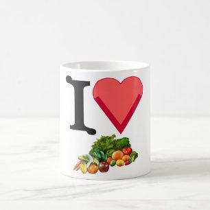 I Love Veggies Mug