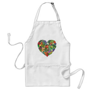 I Love Veggies Standard Apron