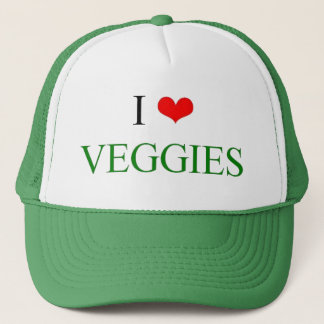 I Love Veggies Trucker Hat