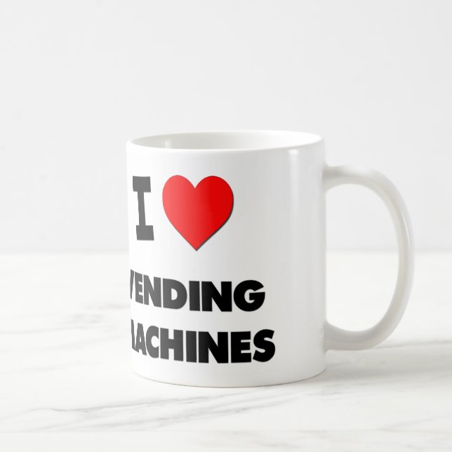 I love Vending Machines Coffee Mug (Right)