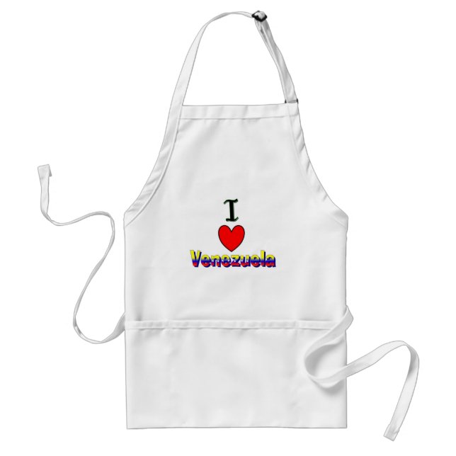 I Love Venezuela Apron (Front)