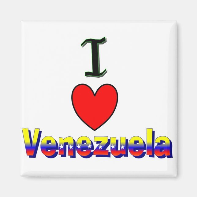 I Love Venezuela Magnet (Front)