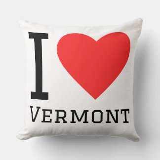 I love Vermont  Cushion
