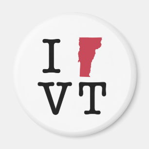 I Love Vermont Magnet