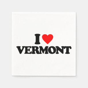 I LOVE VERMONT NAPKIN