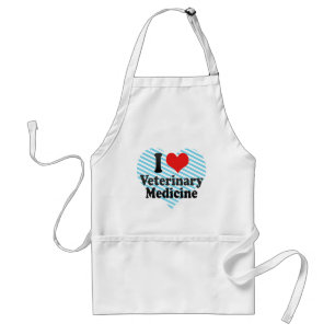 I Love Veterinary Medicine Standard Apron