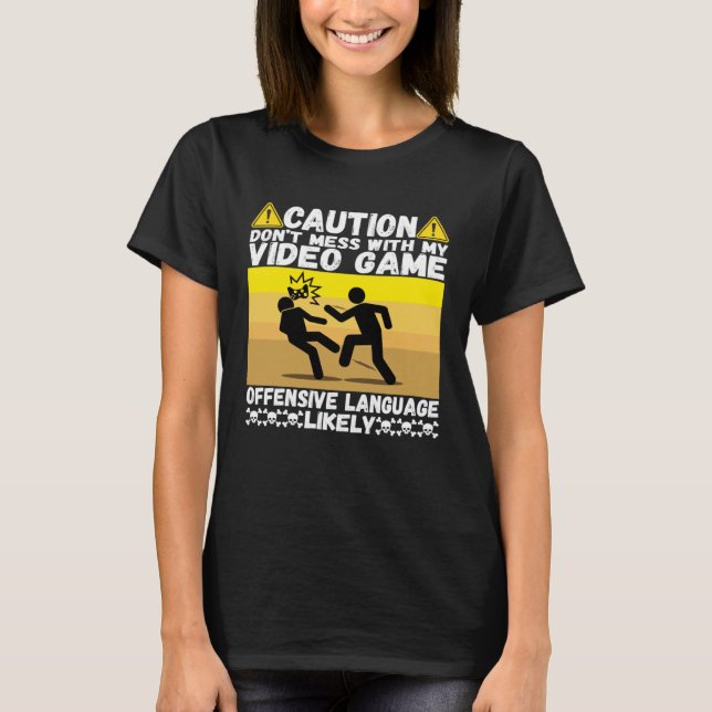 I Love Video Games Controller Ideal For Gamers T-Shirt (Front)