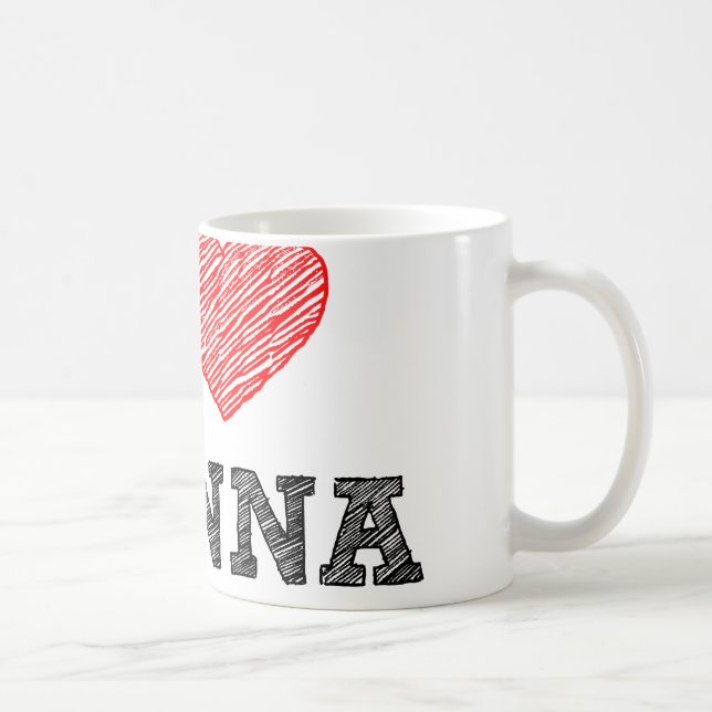 I Love Vienna Coffee Mug (Right)