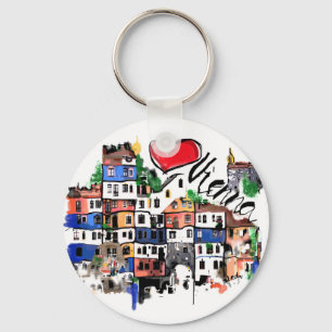I love Vienna Key Ring