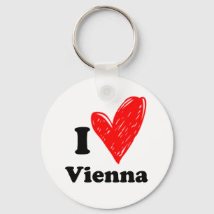 I Love Vienna Key Ring