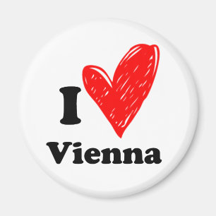 I Love Vienna Magnet