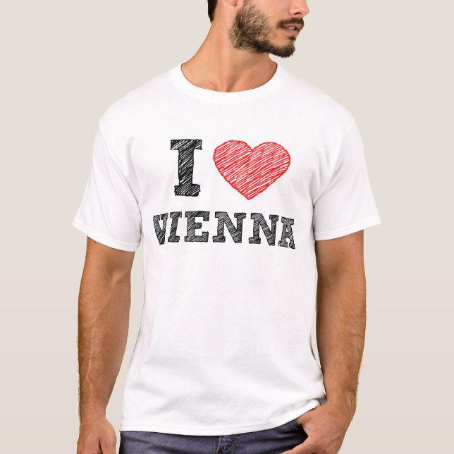 I Love Vienna T-Shirt (Front)