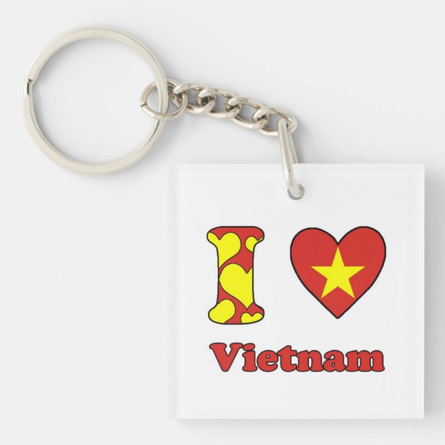 I love Vietnam Key Ring (Front)