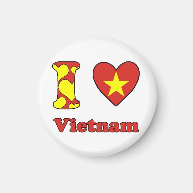 I love Vietnam magnet (Front)